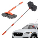 SZCZOTKA TELESKOPOWA DO MYCIA AUTA SAMOCHODU MOP MIKROFIBRY ZESTAW 115cm