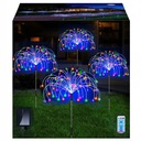 4X СОЛНЕЧНАЯ ЛАМПА ДЛЯ УКРАШЕНИЯ САДА ОДУВШИНКИ 120 LED