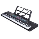 DUŻE ORGANY KEYBOARD PIANINO DLA DZIECI DO NAUKI ZABAWY USB MP3 MIKROFON