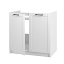 Кухонный шкаф под раковину РАМКА 80, белый матовый