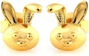 Серьги-гвоздики из золота 585 пробы, шариковые серьги, изысканный подарок