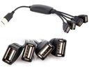 USB-концентратор, 4-портовый разветвитель, разветвитель с кабелем