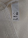 GEORGE nohavice ľan bavlna 38 Dominujúca farba biela