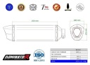 1290/1390 СУПЕР DUKE 2020 - 2025 ВИХЛОП ГЛУШНИК ТИТАНОВИЙ HP6 DOMINATOR  (18173762939) фото min 5