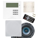 DEXON ВСТРАИВАЕМОЕ BLUETOOTH РАДИО ДЛЯ ВАННОЙ КОМНАТЫ, БЕЛОЕ