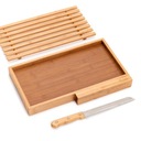 DOSKA NA KRÁJANIE Bambusový chlieb+nôž súčasťou balenia Dĺžka 39.5 cm