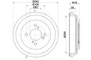 HELLA BEBNY DE FRENADO 2 PIEZAS SWIFT IV FZ NZ 