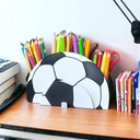 Настольный органайзер Подставка для карандашей с ящиком Футбол НАЗВАНИЕ 3D