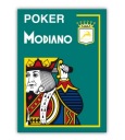 Карты Modiano 4 Jumbo, 100% пластик, темно-зеленый