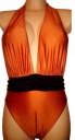 RICHARDS SWIMSUIT 38/36 uk10 монокини красный с открытой спиной