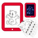 ПЛАНШЕТ ДЛЯ ДЕТЕЙ MAGIC WRITTEN WRITTEN LED MAGIC PAD + РУЧКИ И ШАБЛОНЫ