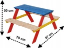 СТОЛ ДЛЯ ПИКНИКА САДОВЫЙ СТОЛ ДЕРЕВЯННЫЙ СТОЛ СО Скамейками ДЛЯ ДЕТЕЙ