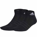 ADIDAS SKARPETY BAWEŁNA MĘSKIE KOSTKI CZARNE 3-PAK Liczba sztuk w ofercie 1 szt.