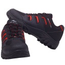 ЧЕРНЫЕ МУЖСКИЕ СПОРТИВНЫЕ ОБУВИ ДЛЯ РАБОТЫ, ШИШИЕ