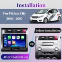 2 Din Radio samochodowe Android 13 GPS dla Honda Fit Jazz City 2002-2007 EAN (GTIN) 0717817148107