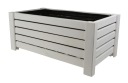 ДЕРЕВЯННЫЙ САДОВЫЙ ЦВЕТОЧНЫЙ ЦВЕТОК для террасы WHITE BOX 60x33x25 см