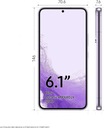 Samsung Galaxy S22 S901B 8/128GB Violet Fioletowy