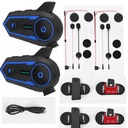 2x ИНТЕРКОМ ДЛЯ МОТОЦИКЛА BLUETOOTH 1000, IPX67 Bluetooth 5.2