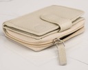 Kožená taška + peňaženka PTN D73-DS Light Beige Farba kovania strieborná