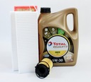 FILTROS ACEITE TOTAL5W30 5L CITROEN BERLINGO 1.6 HDI 