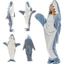 SHARK BLANKET SHARK Пижама Спальный мешок Костюм Синий РАЗМЕР XXL