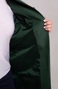 Elegancki płaszczyk w zielonym kolorze 52 Długość do połowy uda