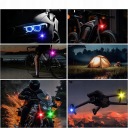 WIRELESS HEADLIGHT BLYSKOWA LED Z BY REMOTE CONTROL ZDALNYM 8 COLORS USB 4 PIECES  photo 10