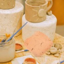 6 шт. Самотвердіюча маса для ліплення, бежева, для початківців
