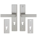 РУЧКА С НАКЛАДКОЙ TOTAL INOX ДЛЯ ВНЕШНИХ ДВЕРЕЙ, УНИВЕРСАЛЬНАЯ, ШИРИНА 72 ММ