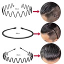 10 мужских противоскользящих металлических лент для волос