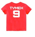 Futbalové tričko pre deti POĽSKO MENO veľ.128 Dominujúca farba červená