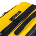 ETERNITIVE Маленький и большой чемодан из ABS замок TSA колеса 360 желтый