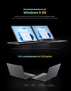 2023 NOVÝ CHUWI MINIBOOK X 10,51&quot; 12G + 512G SSD Farba strieborná