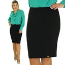 SPÓDNICA OŁÓWKOWA MIDI ELEGANCKA KLASYCZNA POLSKI PRODUCENT DUŻE ROZMIARY