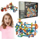 МАГНИТНЫЕ БЛОКИ, СВЕТЯЩАЯСЯ ШАРОВАЯ ДОРОЖКА 202 EL XXL