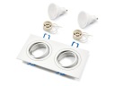 НАБОР ГАЛОГЕННЫХ СВЕТИЛЬНИКОВ БЕЛЫЙ + LED 3W + GU10