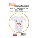 Baby Instructions - Body z instrukcją dla Taty - O Wiek dziecka 0 +