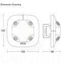 Датчик присутствия Steinel US 360 KNX V3 Белый