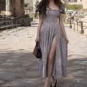 Sexy šaty Rimocy 2023, dámske letné P Silueta plus size (veľké veľkosti)