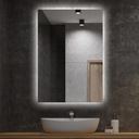 Зеркало для ванной со светодиодной подсветкой 70х50 см.