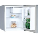 Маленький гостиничный холодильник-мини-бар, 51 см, A+, серебристый