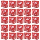 Набор из 25 кубиков K10 RPG Ten Walled Bone от ада 0-9