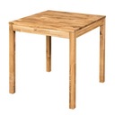 Дубовый небольшой кухонный стол Деревянный стол из массива дуба для кухни 70х70 BGM24