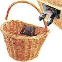 Корзина для велосипеда Wicker Click, передняя корзина, съемный крючок
