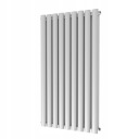 Радиатор БЕЛЫЙ 100 х 53, вертикальный RENE двойной