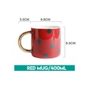 Скандинавская керамическая посуда, позолоченная тарелка, набор чашек, кофейная кружка, посуда