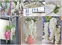 PN17 WISTERIA CREABER искусственные цветы глициния подвесное подвесное украшение белое