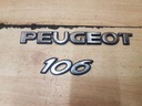 EMBLEMA INSIGNIA LOGOTIPO 2 PIEZAS JUEGO PEUGEOT 106 