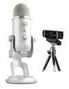 Mikrofon Blue Yeti USB + Kamera Logitech C922 Pro