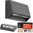 НАРУЖНЫЙ ФАСАДНЫЙ СВЕТОДИОДНЫЙ САДОВЫЙ СВЕТИЛЬНИК ДЛЯ ЛЕСТНИЦ И ПОДЪЕЗДА 4000K IP65 1,5 Вт